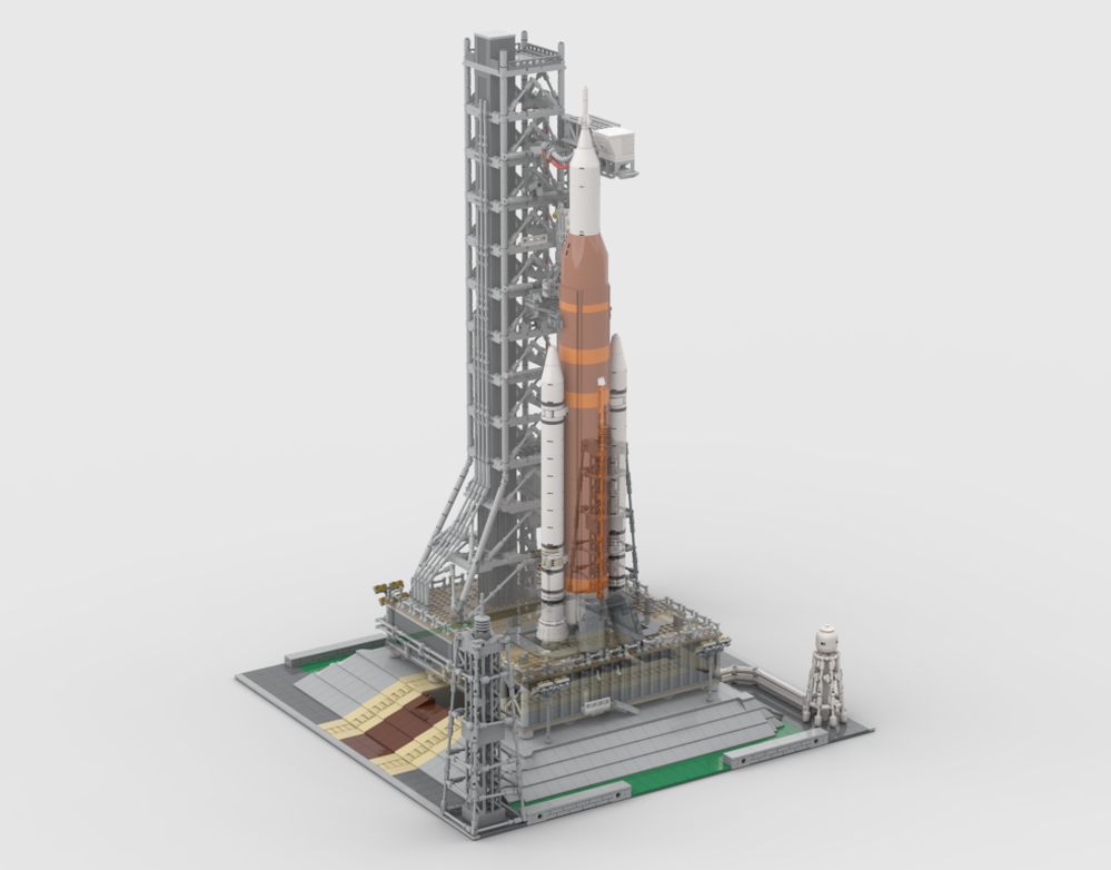 Lego Modular NASA Artemis Space Launch System - Display for set 10341