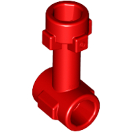 Lego Bar 1L with Top Stud and Two Side Studs / Red