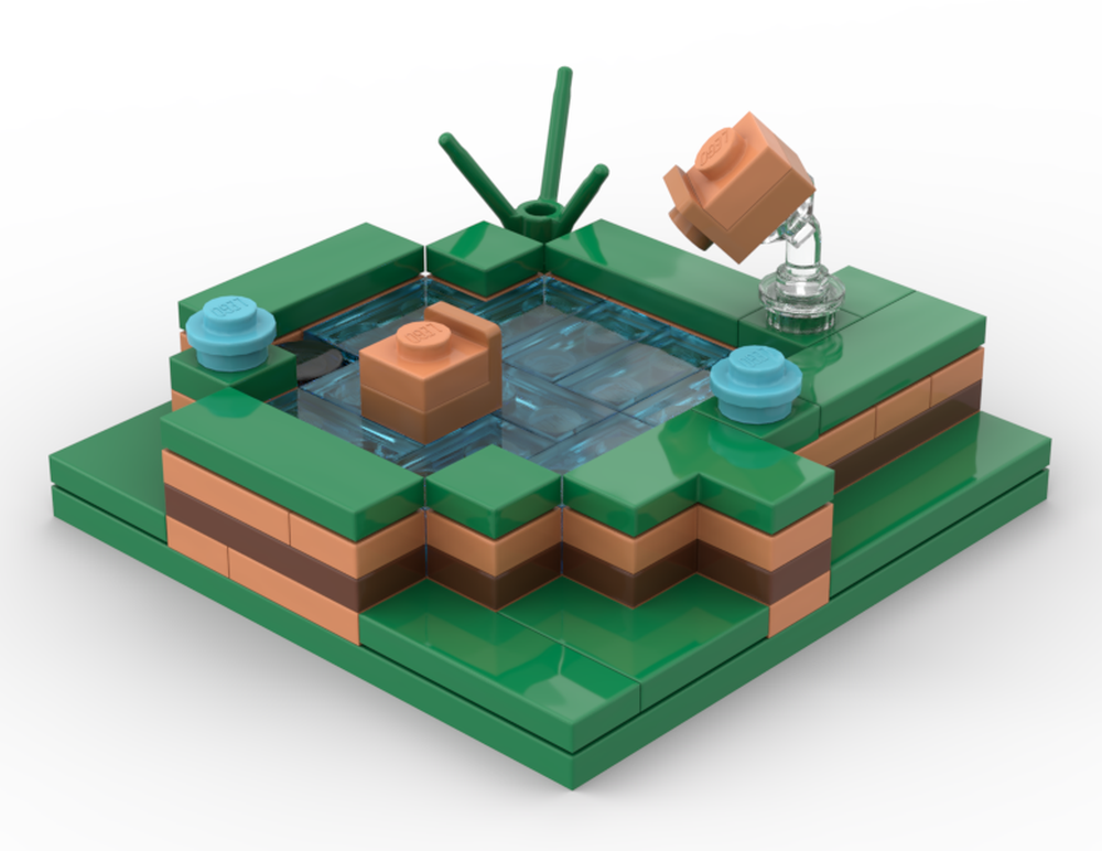 Lego Swamp Plot - That Frog Life