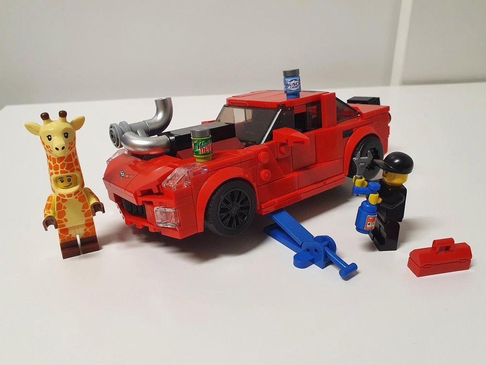 Lego Cleetus McFarland - Ruby (Corvette C6)