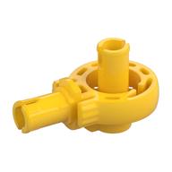 Lego Technic Rotation Joint Ball Loop with Two Perpendicular Pins with Friction / Yellow