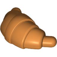 Lego Food Croissant - Rounded Ends / Earth Orange