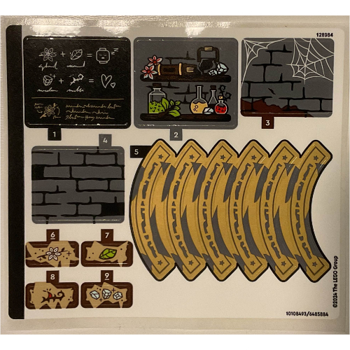 Lego Sticker Sheet for Set 76431-1 / [No Color/Any Color]