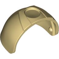 Lego Headwear Accessory Visor [Large with Trapezoid Top] / Tan