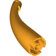 Lego Animal / Creature Body Part, Tail / Claw / Horn / Branch / Tentacle, End Section, Large / Bright Light Orange