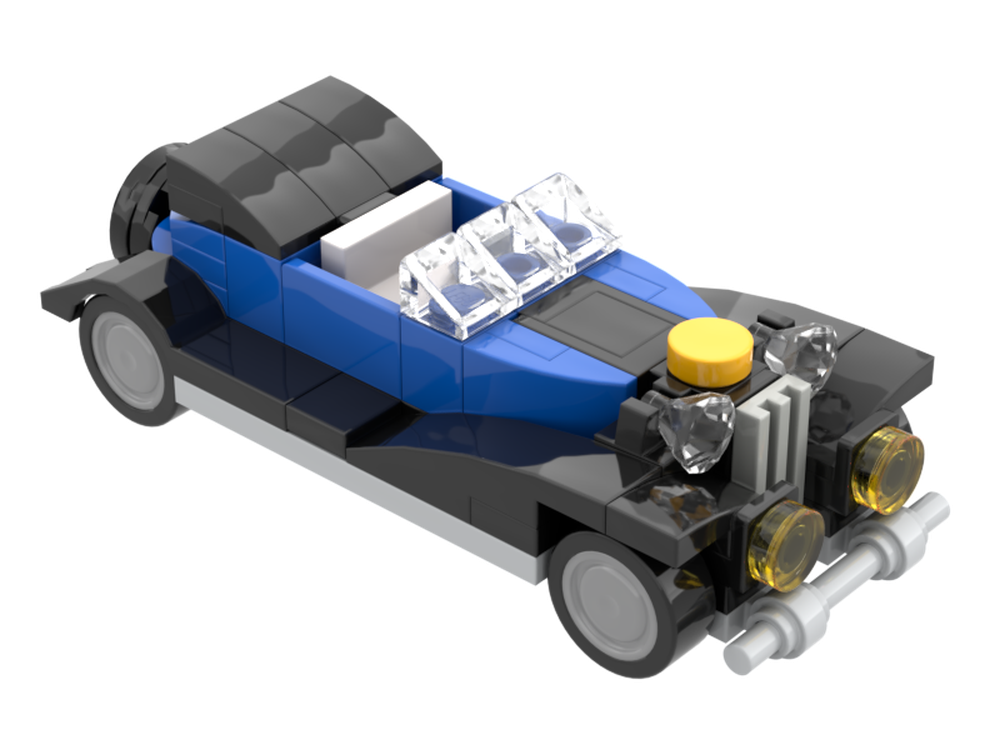 Lego Blue 30s Roadster