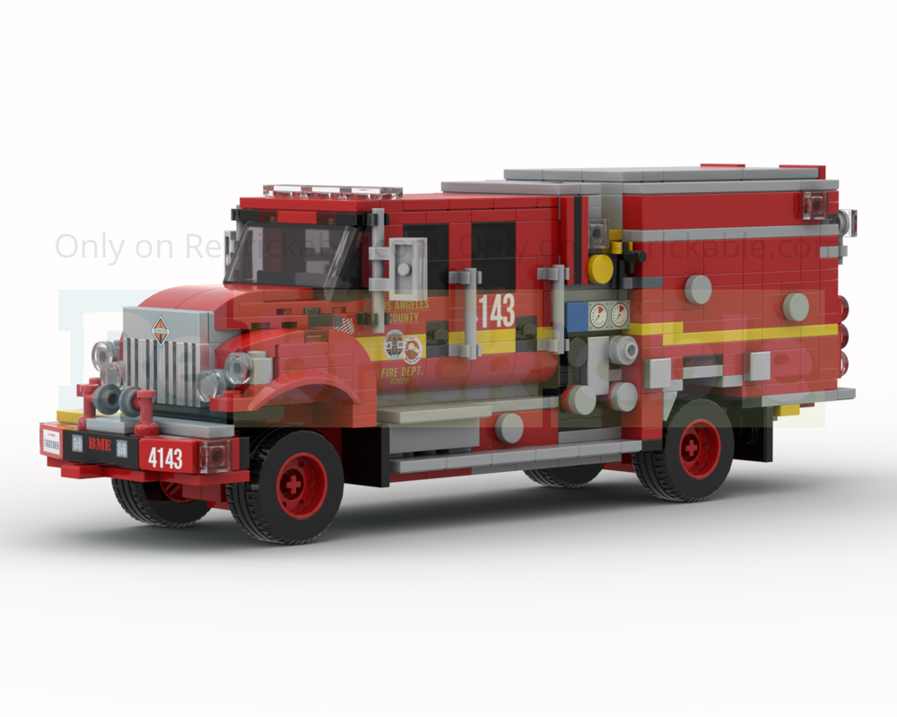 Lego 2019 BME Intl. Type 3 Brush Engine Los Angeles County FD