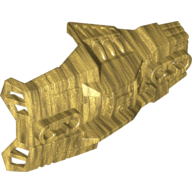Lego Large Figure Weapon Accessory / Engine, Jet Pack / Pearl Gold
