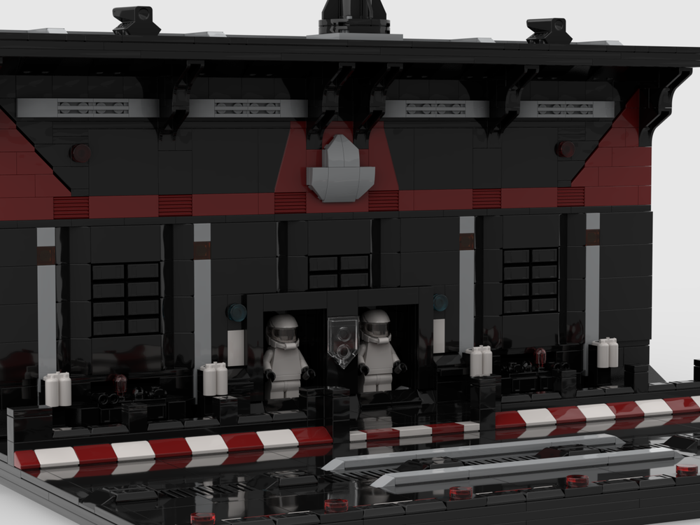 Lego Futuristic Hangar Display for vehicles