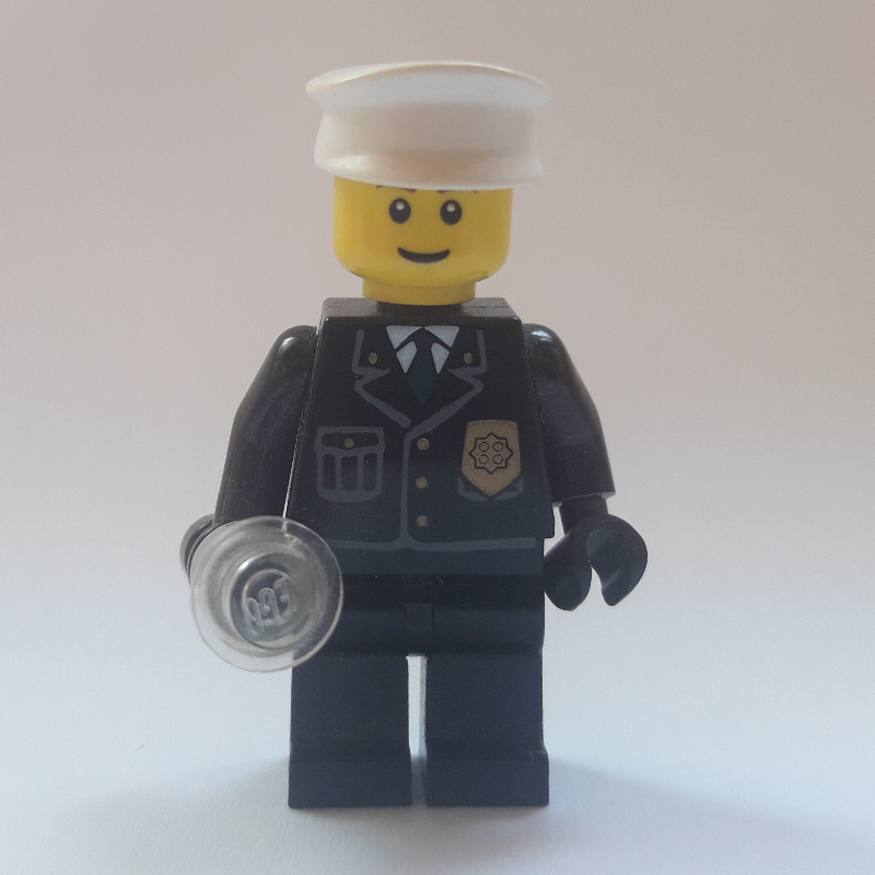 Lego Policeman, Light Up Flashlight [Complete Assembly]
