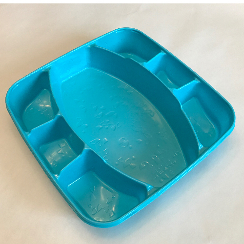 Lego Sorting Tray, DOTS, 7 Compartment / Medium Azure