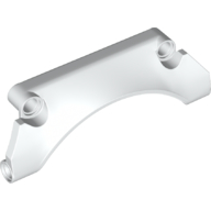 Lego Technic Panel Car Mudguard Arched 9 x 2 x 3 / White