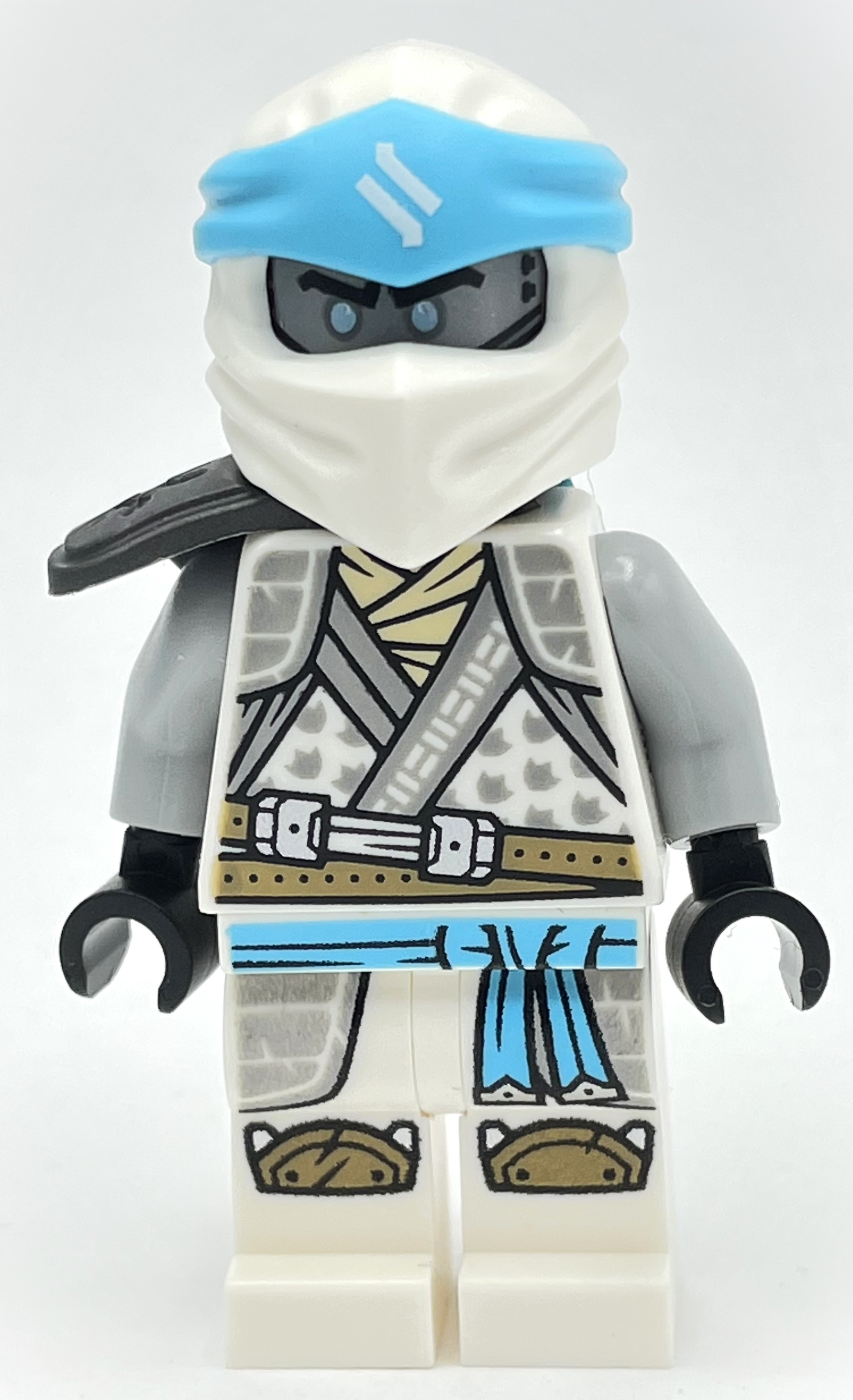 Lego Zane, Crystalized Robes, Pearl Dark Gray Shoulder Guard