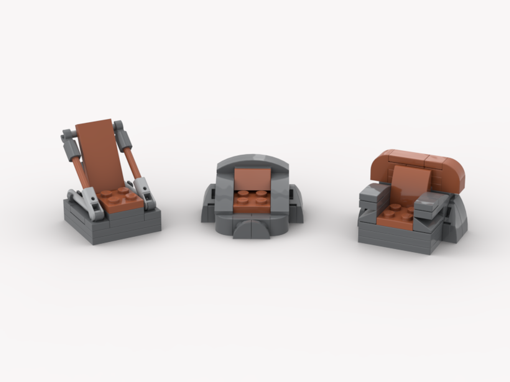 Lego Star Wars Jedi High Council Chairs