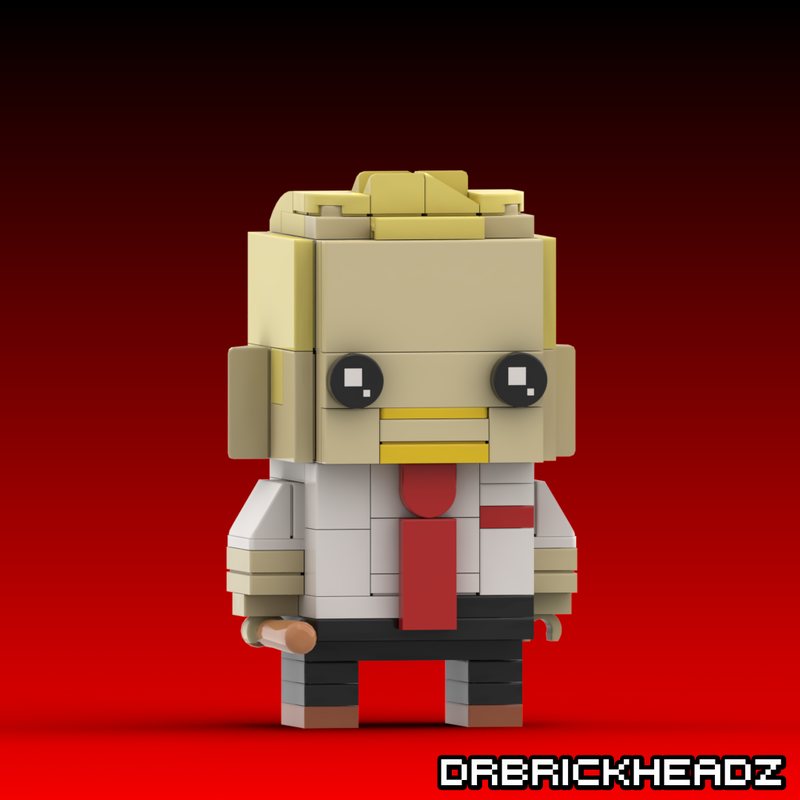 Lego Shaun (Shaun of the Dead) Custom Brickheadz