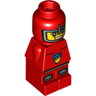 Lego Microfig Lava Dragon Knight Red