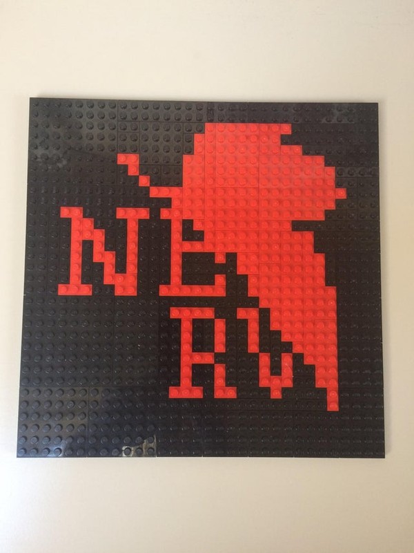Lego Evangelion Nerv logo