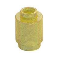 Lego Brick Round 1 x 1 Open Stud / Opal Trans-Yellow