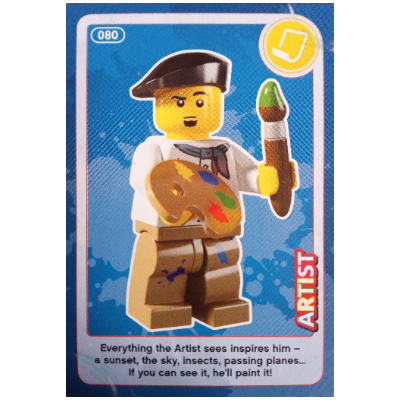 Lego Trading Card, Create The World - Artist / [No Color/Any Color]