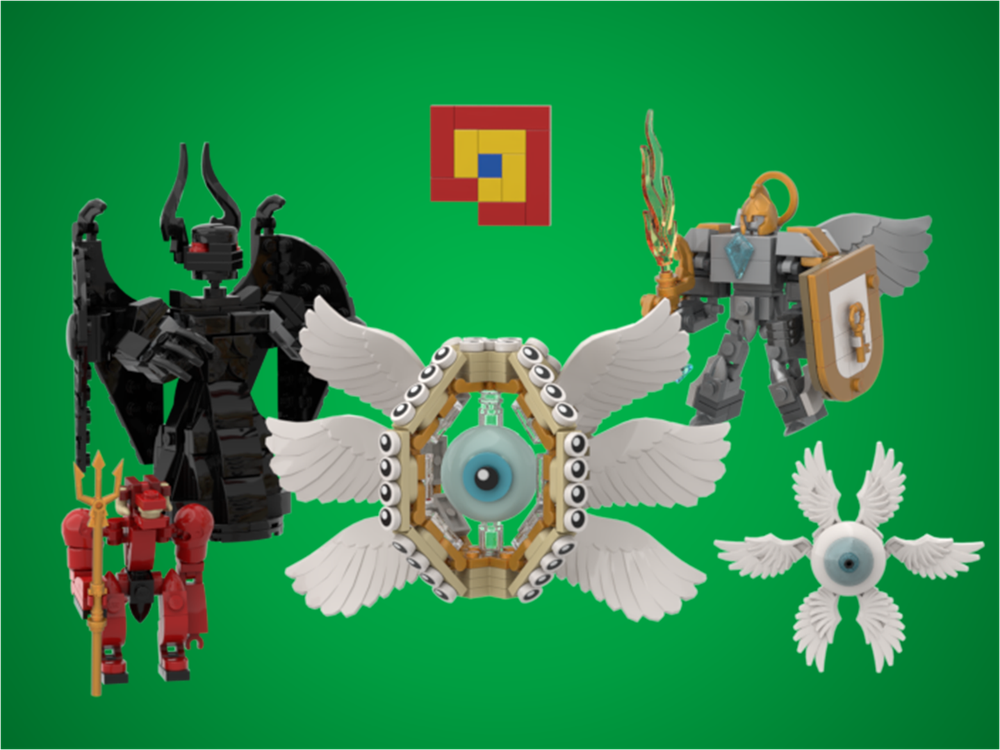 Lego Angels and Demons - Fantasy Bestiary