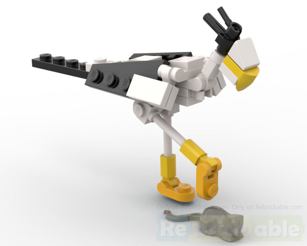 Lego Secretary Bird