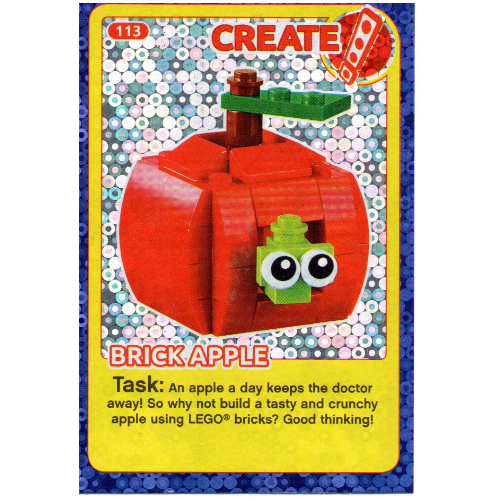 Lego Trading Card, Create the World Incredible Inventions - Brick Apple (Foil)