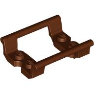 Lego Vehicle Track, Roller Coaster Straight 4L / Reddish Brown