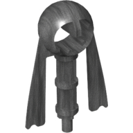 Lego Projectile, Large Figure Weapon Ammo, Mistika Nynrah Ghost Blaster / Pearl Dark Gray