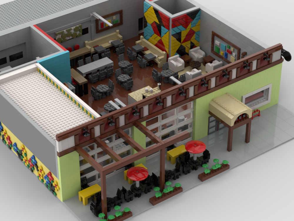 Lego Garage Coffee Shop