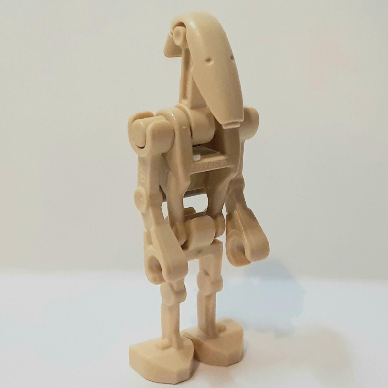 Lego Battle Droid, Two Bent Arms, Light Bluish Grey Clip