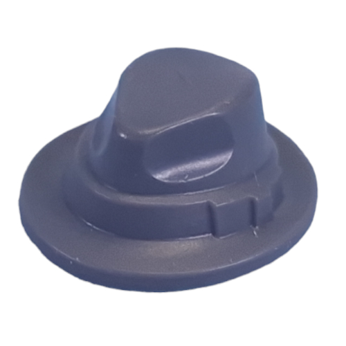 Lego Hair and Hat, Fedora / Dark Bluish Gray