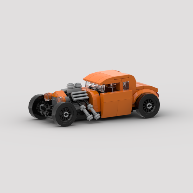 Lego 1933 FORD 5 WINDOW COUPE - JOHNNI D HOTROD