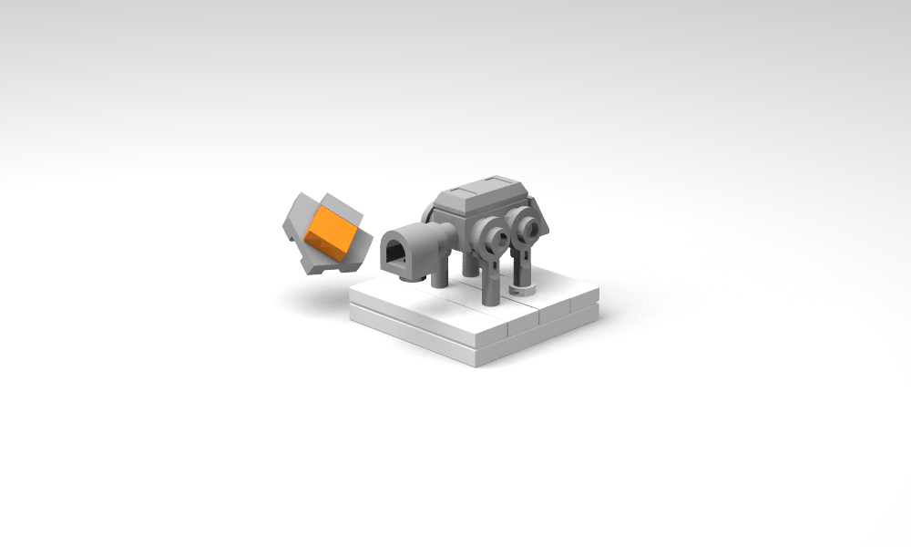 Lego Micro speed challenge AT-AT