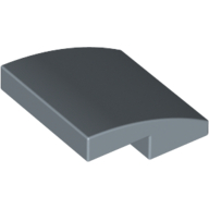 Lego Brick Curved 2 x 2 x 2/3 / Sand Blue