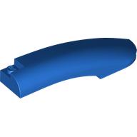 Lego Brick Round, Curved 10 x 2 x 2 with Rounded End Right / Blue