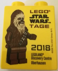 Lego Duplo, Brick 1 x 2 x 2 with LEGO Star Wars Tage 2018 LEGOLAND Discovery Centre Oberhausen Pattern