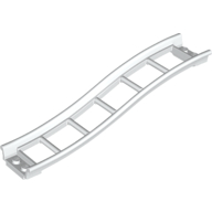 Lego Vehicle Track, Roller Coaster Ramp Small, 3 Bricks Elevation / White