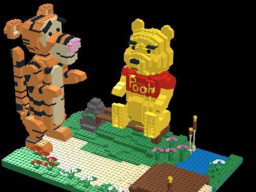 Lego Tigger and Pooh