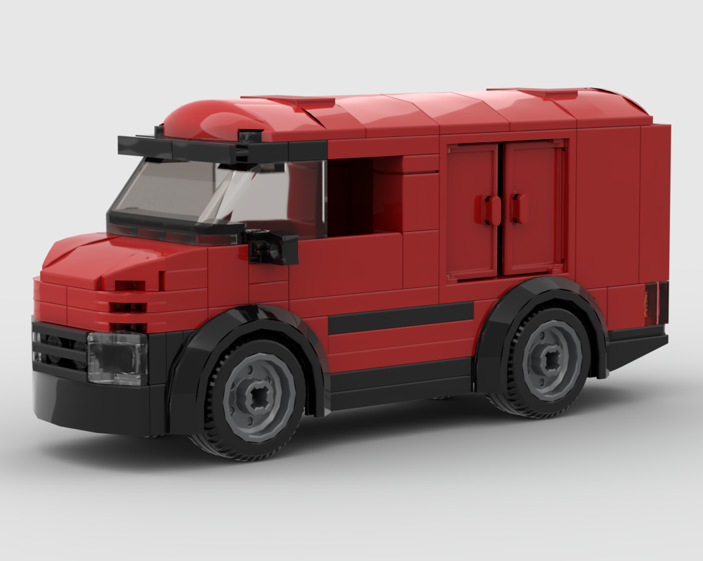 Lego Post Delivery Van (4-wide)