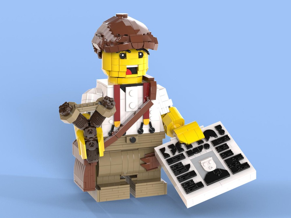 Lego Newspaper Kid 6:1