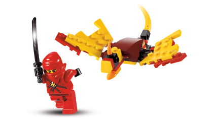 Lego Dragon Fight