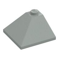 Lego Brick Sloped 33° 3 x 3 Double Convex / Light Gray