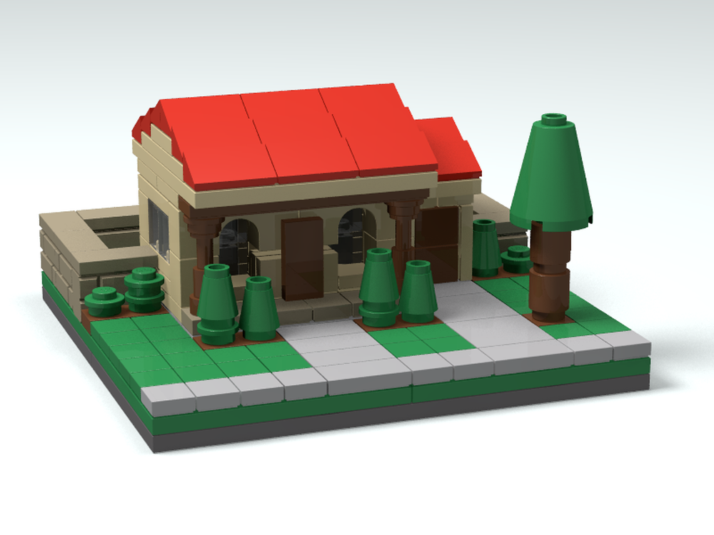 Lego Spanish Style Nano House