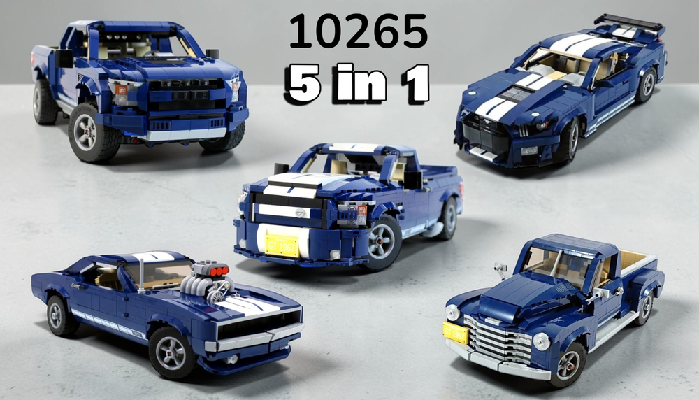 Lego 5 in 1 bundle Instructions for set #10265 alternative models