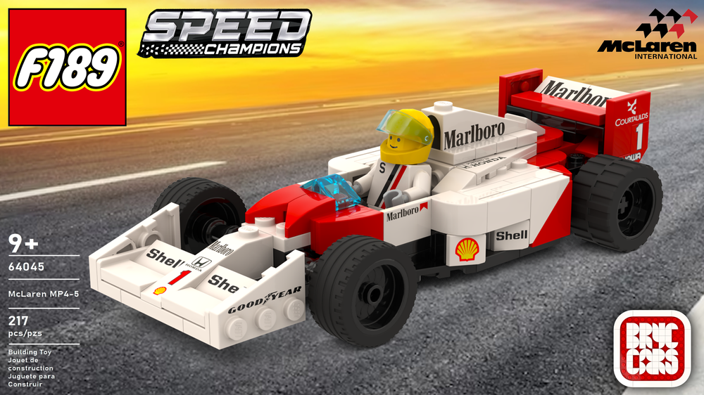 Lego McLaren MP4/5 - Formula One 1989 - Ayrton Senna, Alain Prost