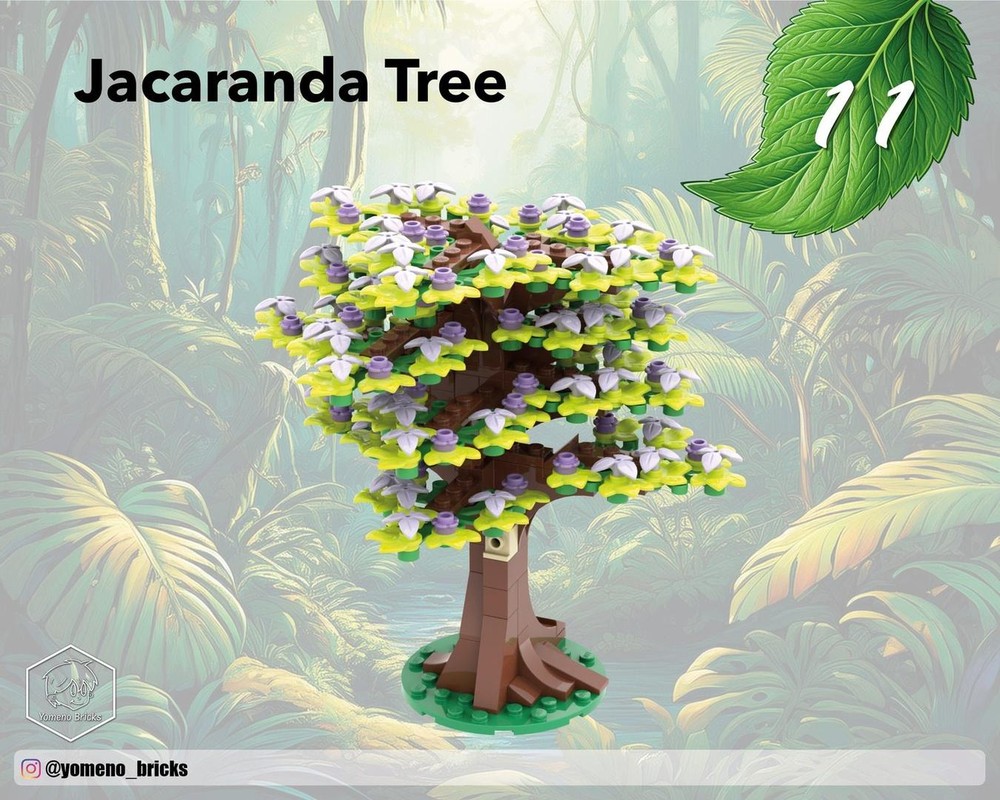 Lego Jacaranda Tree