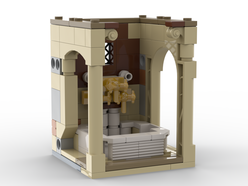 Lego 76386 Modular Prefect's bathroom
