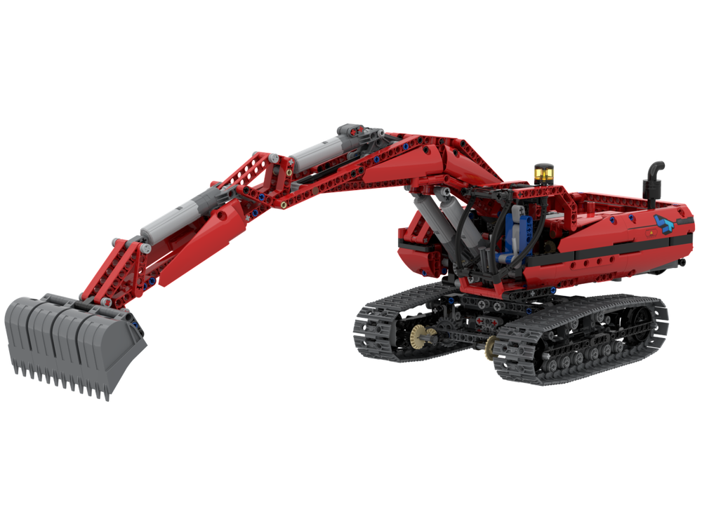 Lego 8043 Modernized Excavator