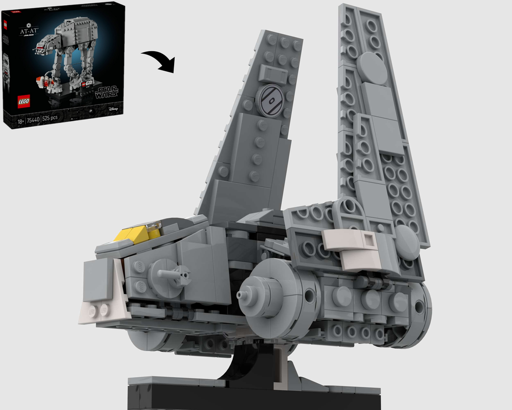 Lego Imperial Nu-Class Attack Shuttle Midi Scale - Alternate Build of 75440 AT-AT