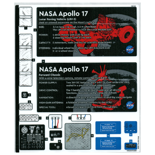 Lego Sticker Sheet 1 for Set 42182-1 / [No Color/Any Color]